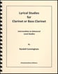 Lyrical Studies for Clarinet or Bass Clarinet Method Book cover